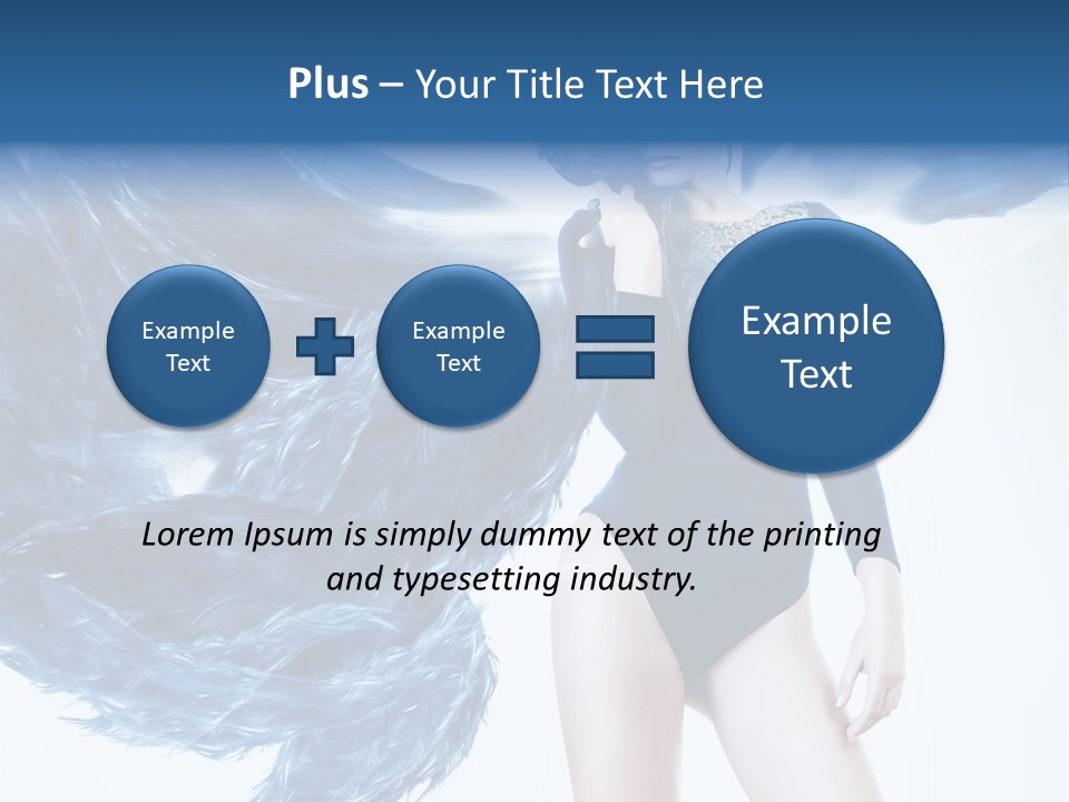 Head White Dust PowerPoint Template