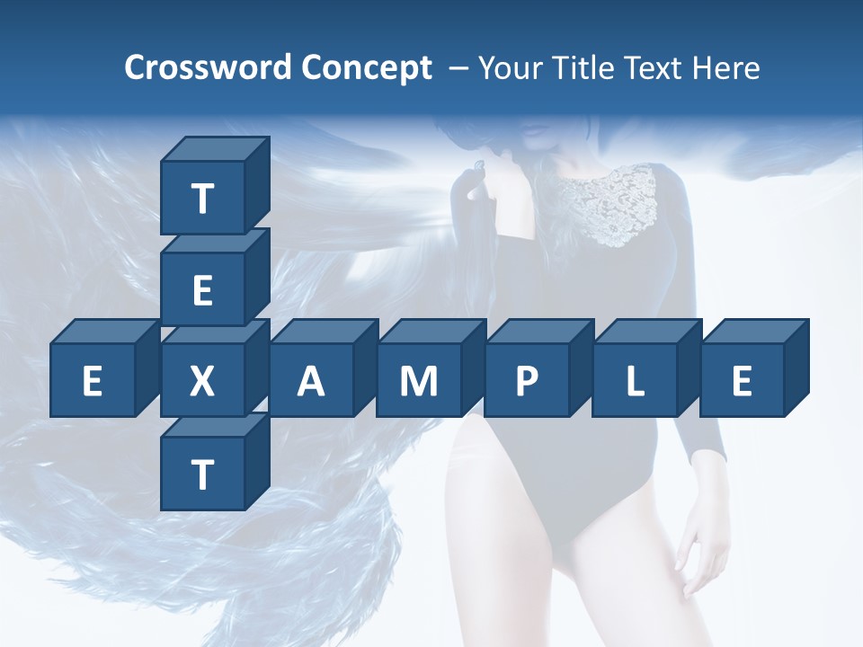 Head White Dust PowerPoint Template