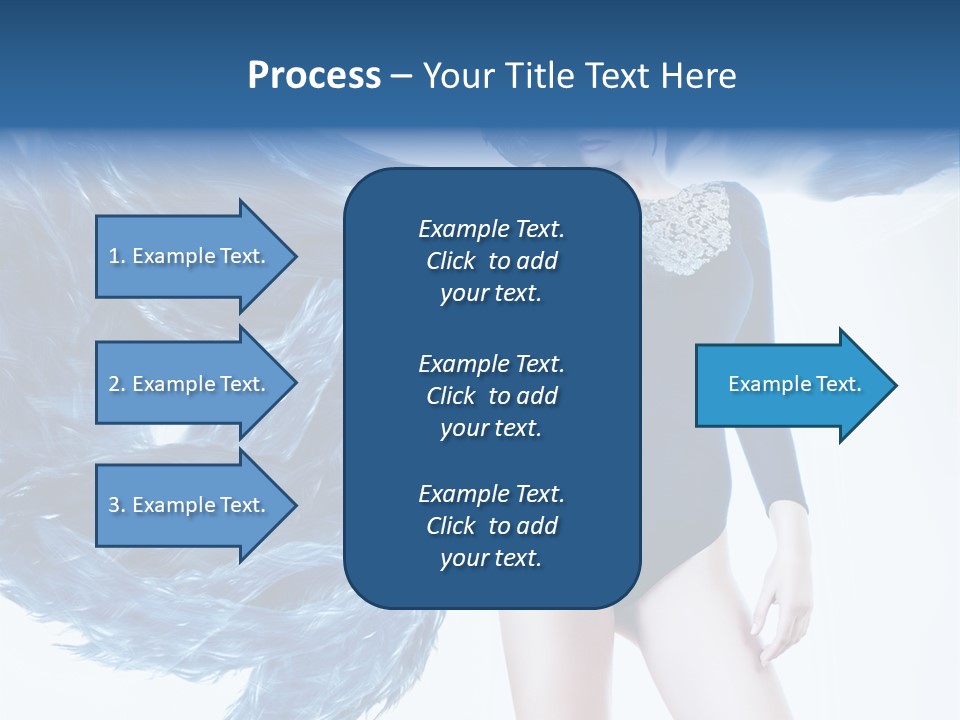 Head White Dust PowerPoint Template