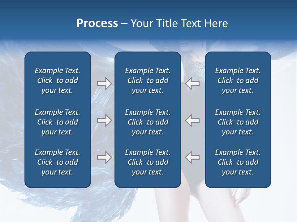 Head White Dust PowerPoint Template