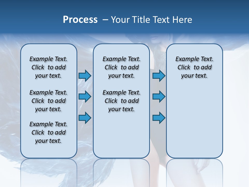 Head White Dust PowerPoint Template