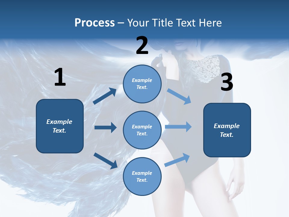 Head White Dust PowerPoint Template