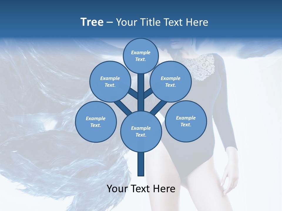 Head White Dust PowerPoint Template