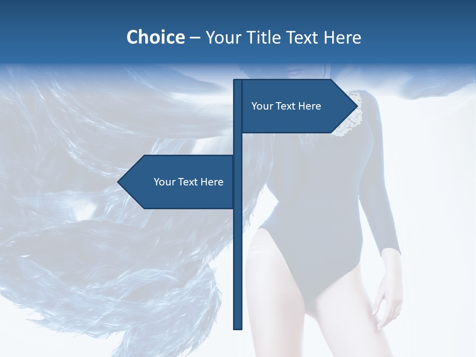 Head White Dust PowerPoint Template