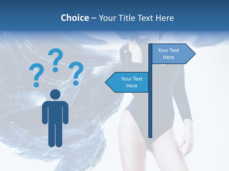 Head White Dust PowerPoint Template