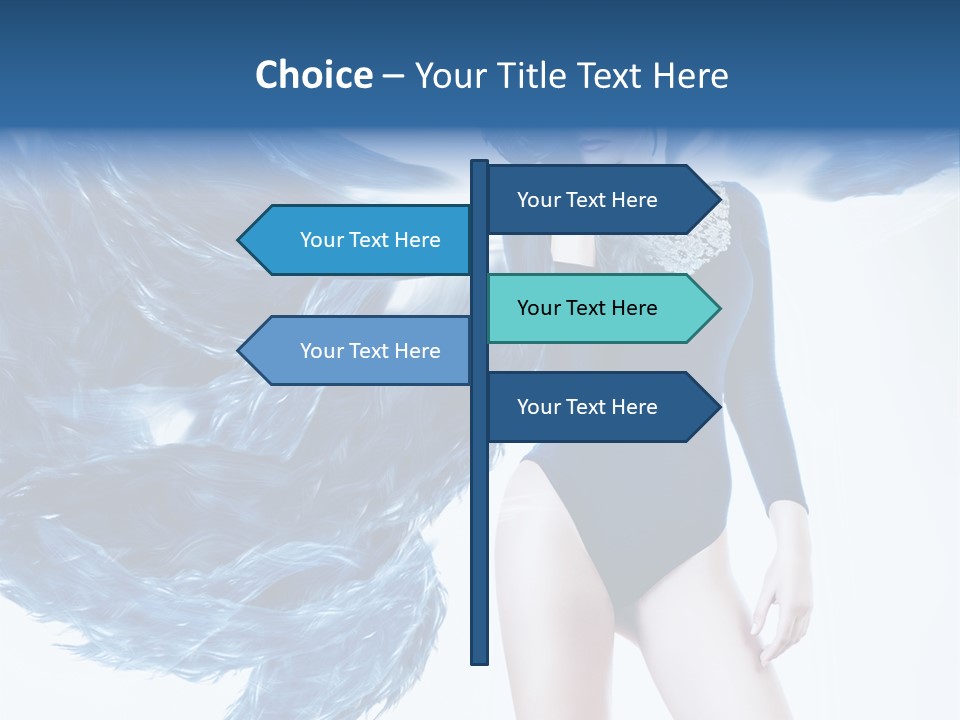 Head White Dust PowerPoint Template