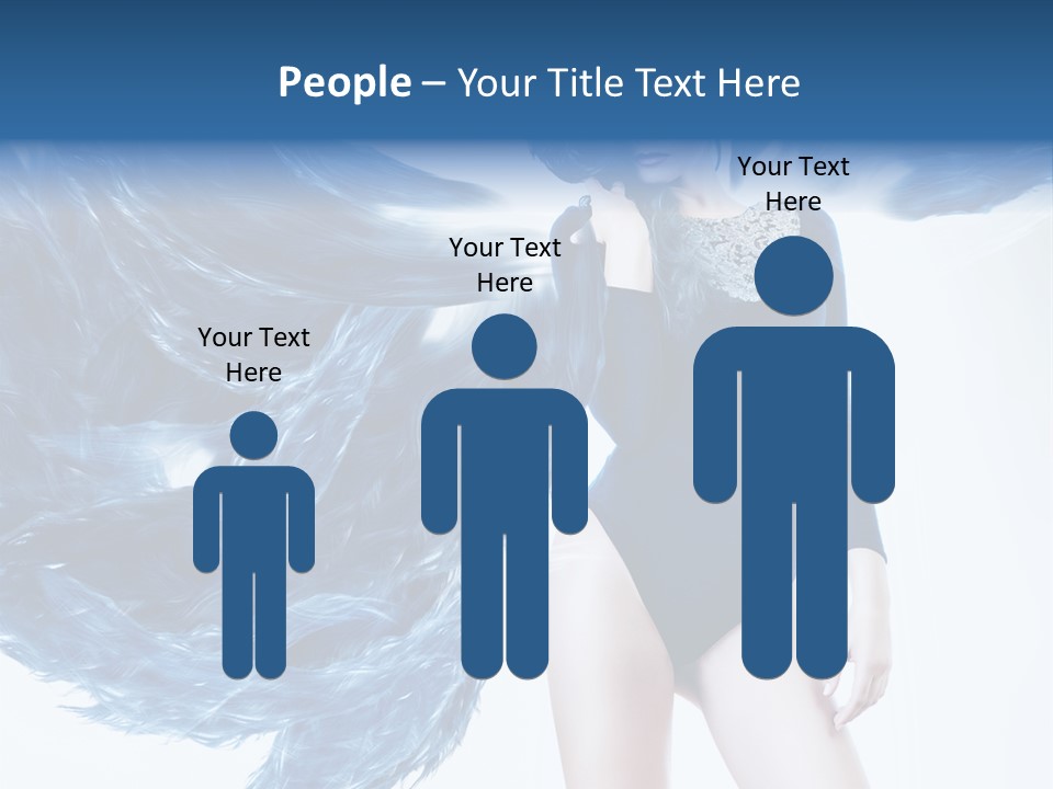 Head White Dust PowerPoint Template