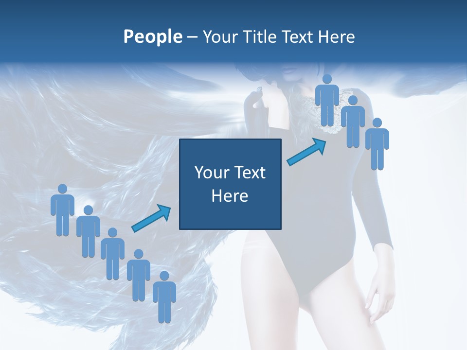 Head White Dust PowerPoint Template