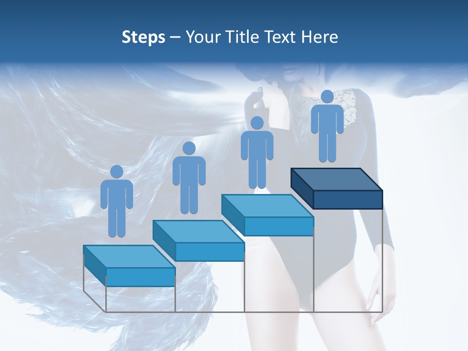Head White Dust PowerPoint Template