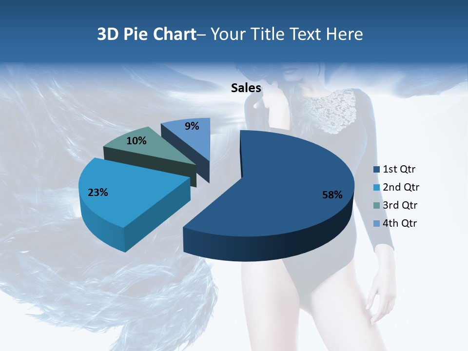 Head White Dust PowerPoint Template