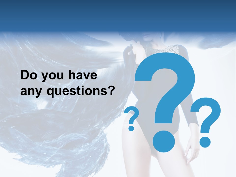 Head White Dust PowerPoint Template