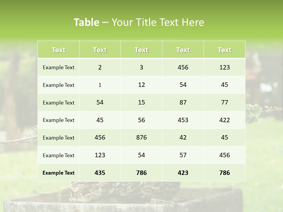 Small Fresh Tiny PowerPoint Template