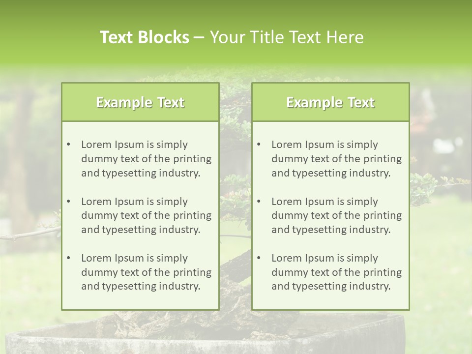Small Fresh Tiny PowerPoint Template
