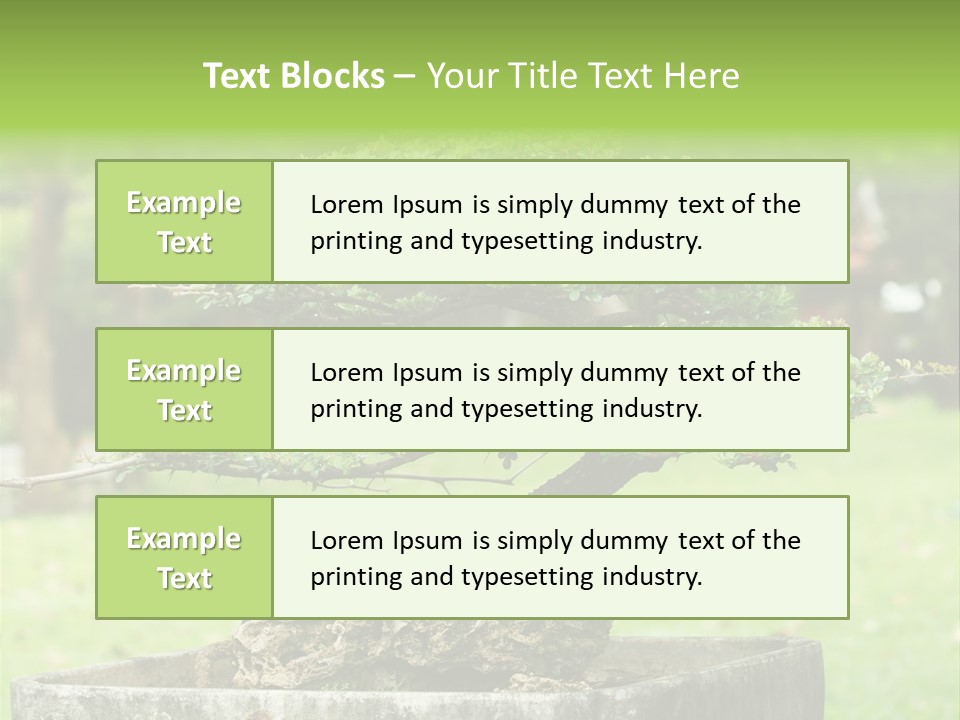 Small Fresh Tiny PowerPoint Template