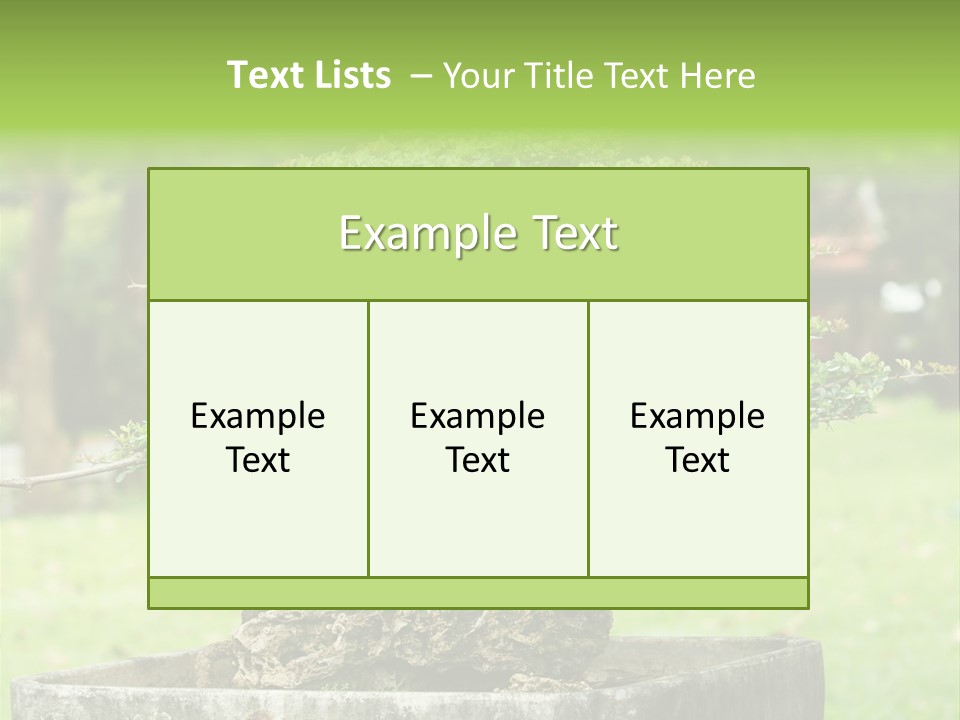 Small Fresh Tiny PowerPoint Template