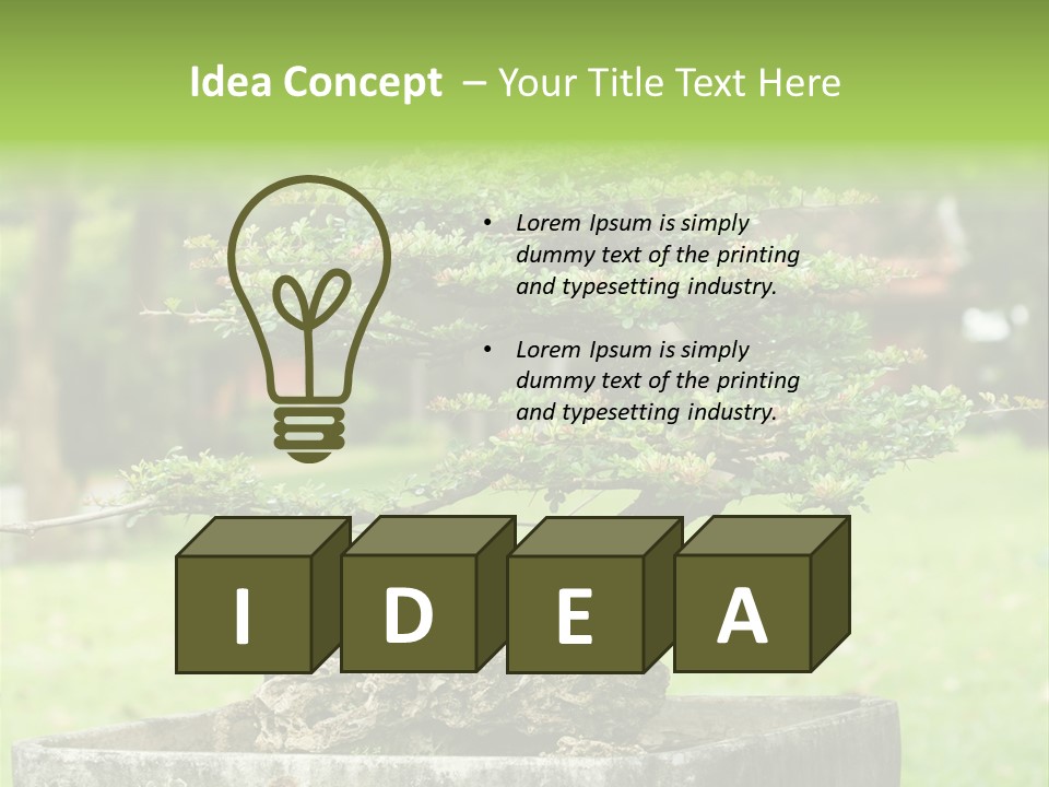 Small Fresh Tiny PowerPoint Template