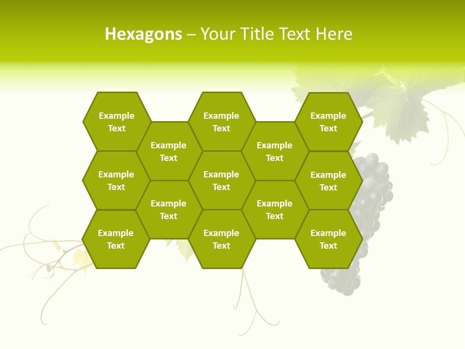 Green Plant Bunch PowerPoint Template