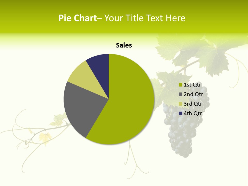 Green Plant Bunch PowerPoint Template