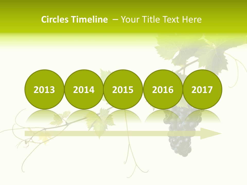 Green Plant Bunch PowerPoint Template