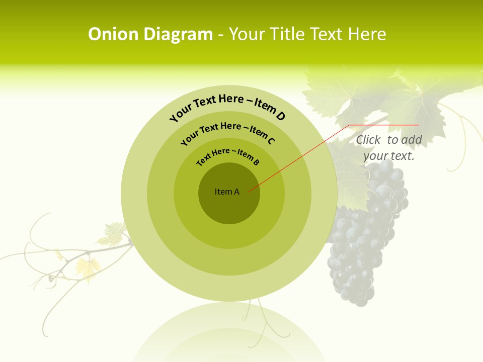 Green Plant Bunch PowerPoint Template