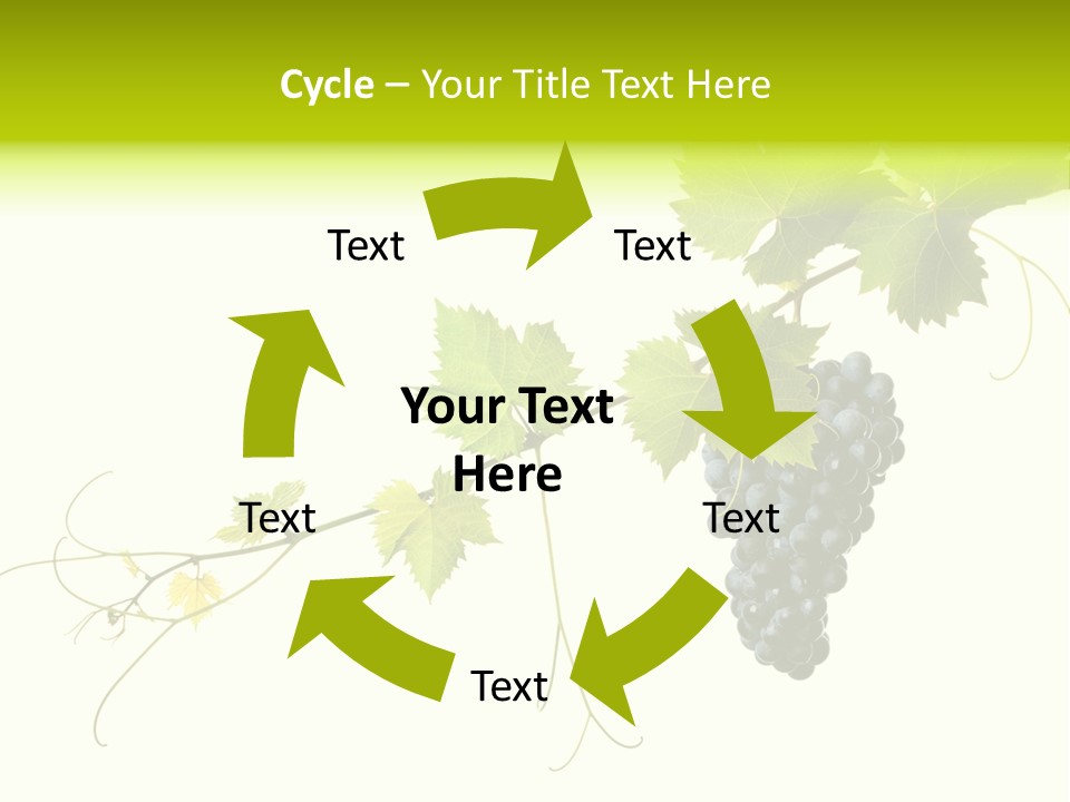 Green Plant Bunch PowerPoint Template