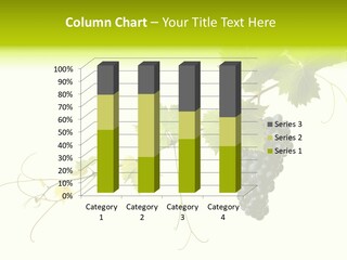 Green Plant Bunch PowerPoint Template