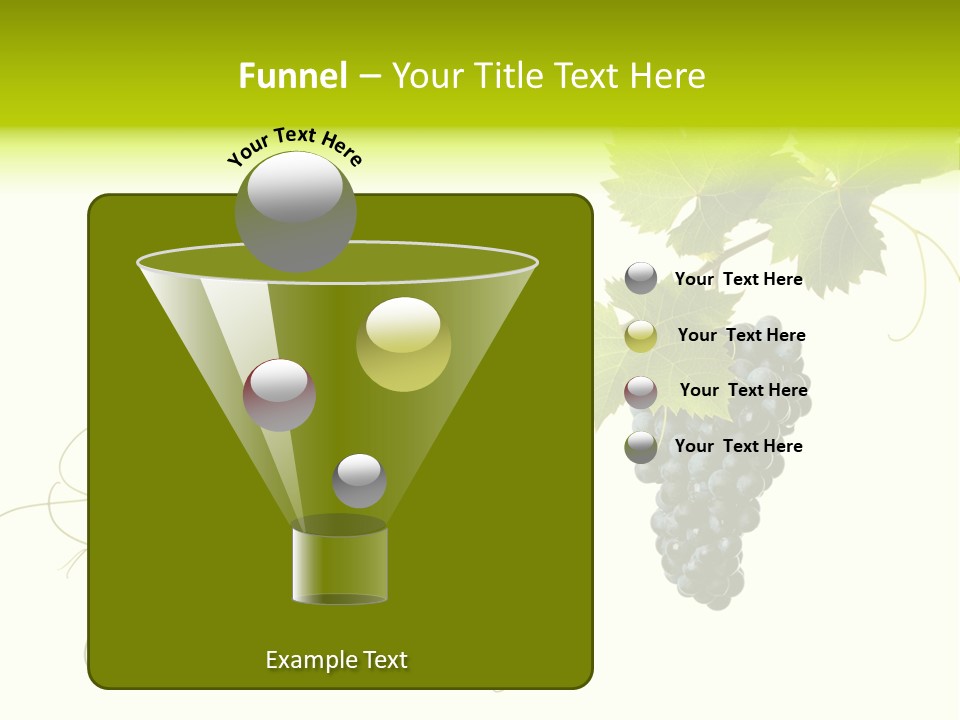 Green Plant Bunch PowerPoint Template