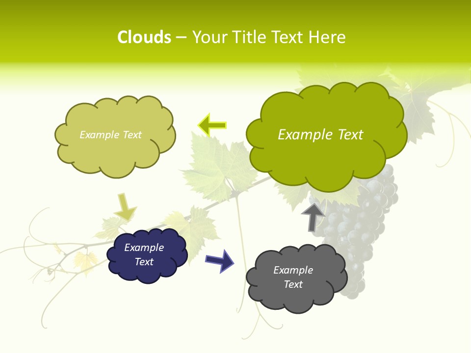Green Plant Bunch PowerPoint Template