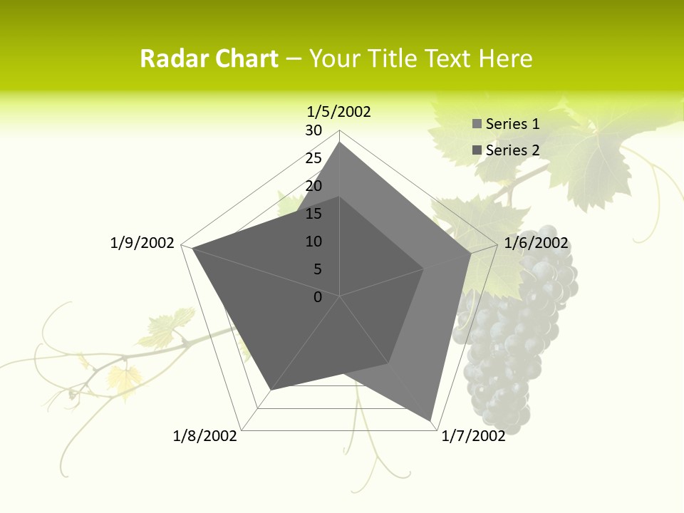 Green Plant Bunch PowerPoint Template