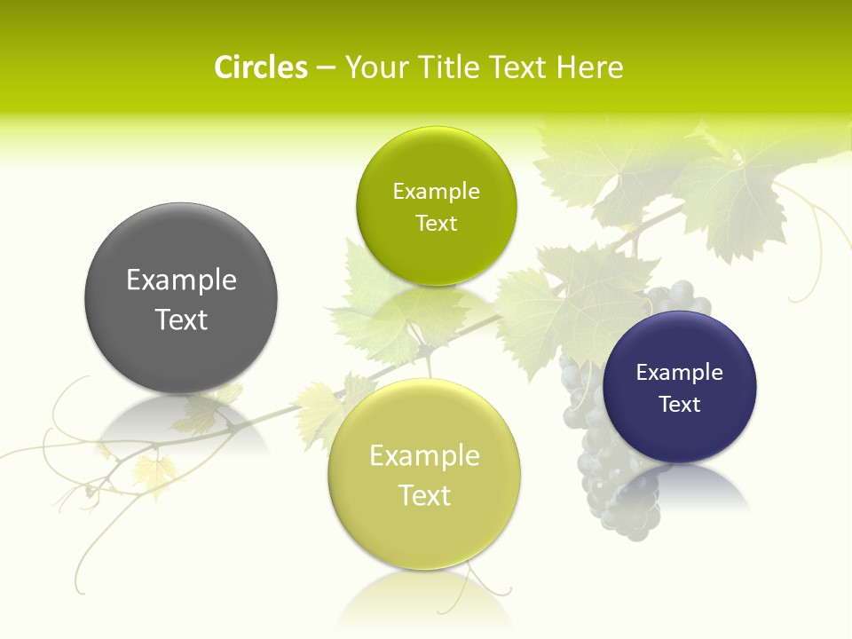 Green Plant Bunch PowerPoint Template