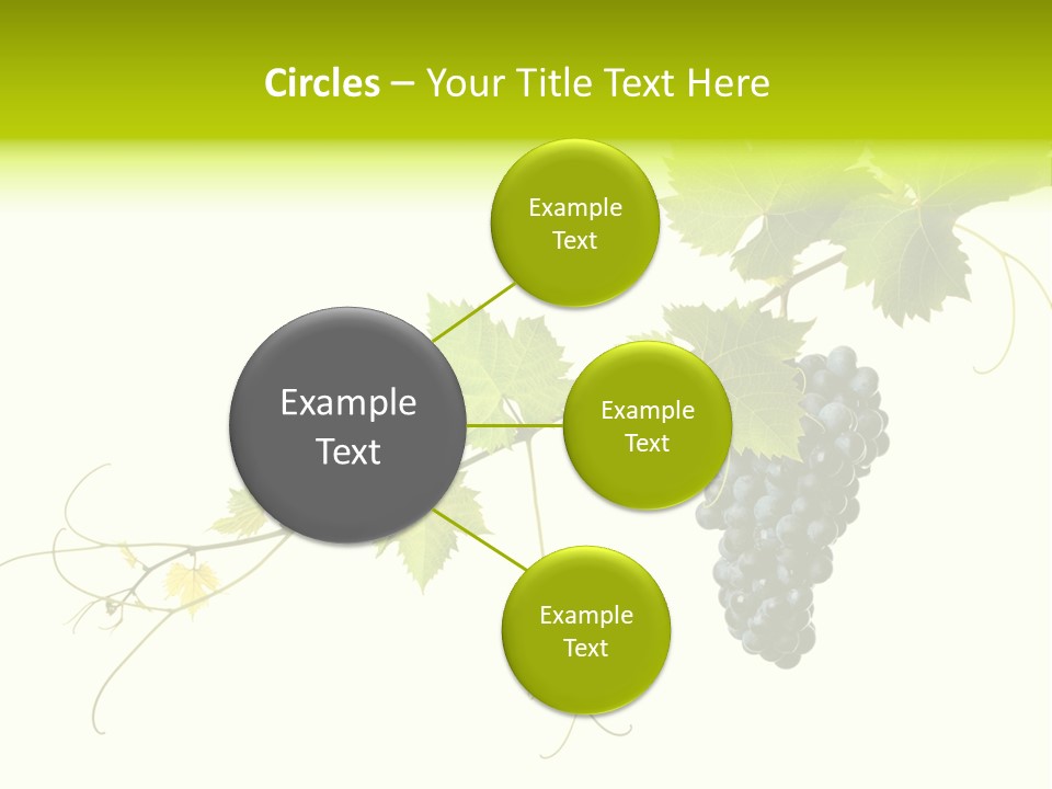 Green Plant Bunch PowerPoint Template