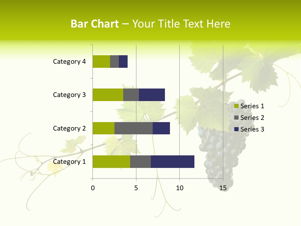 Green Plant Bunch PowerPoint Template