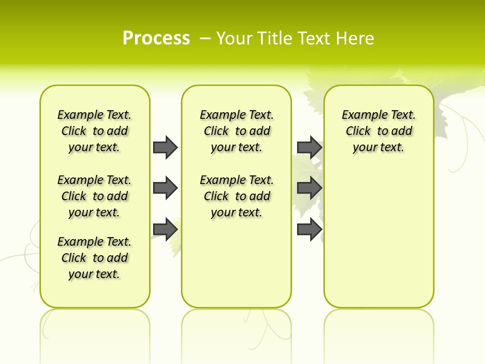 Green Plant Bunch PowerPoint Template