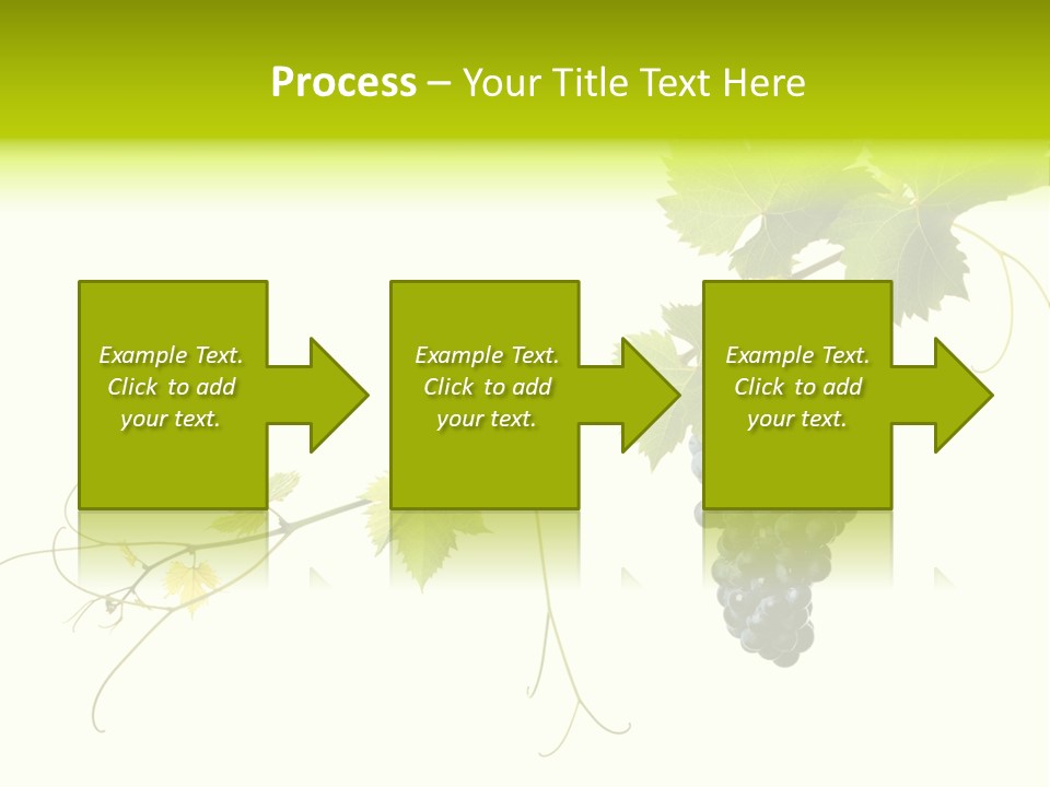 Green Plant Bunch PowerPoint Template