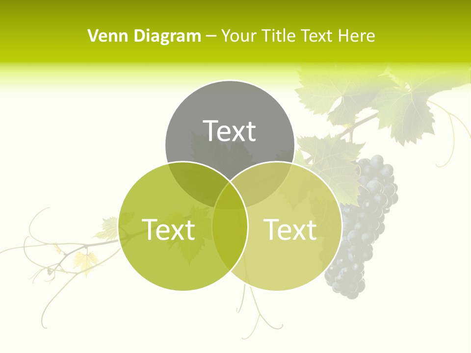 Green Plant Bunch PowerPoint Template