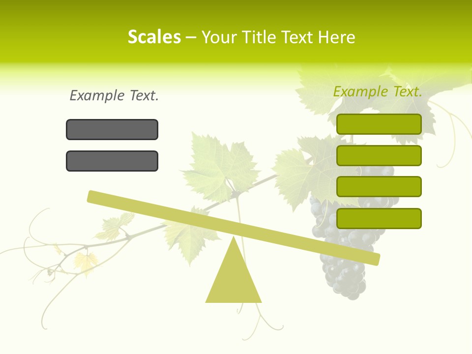 Green Plant Bunch PowerPoint Template