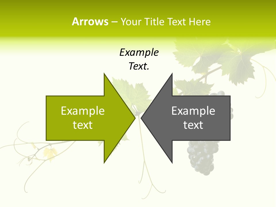 Green Plant Bunch PowerPoint Template