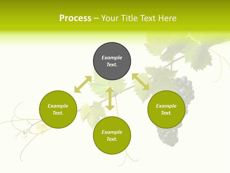 Green Plant Bunch PowerPoint Template
