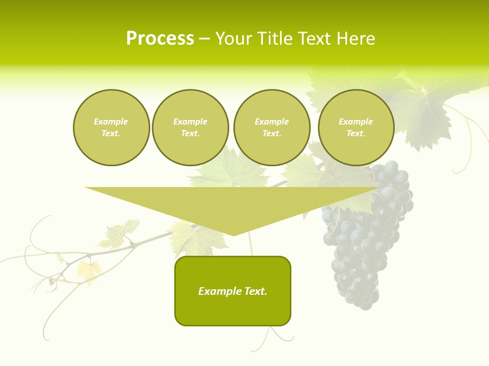 Green Plant Bunch PowerPoint Template