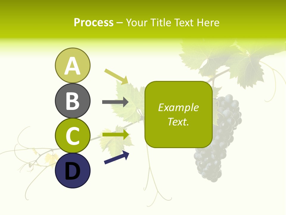 Green Plant Bunch PowerPoint Template