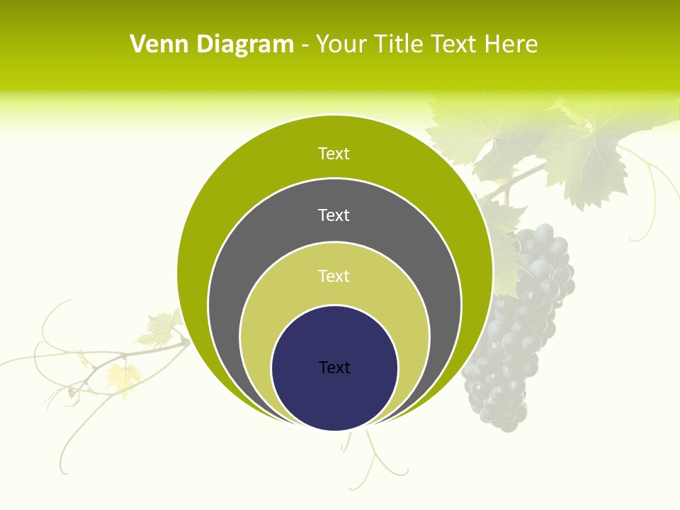 Green Plant Bunch PowerPoint Template