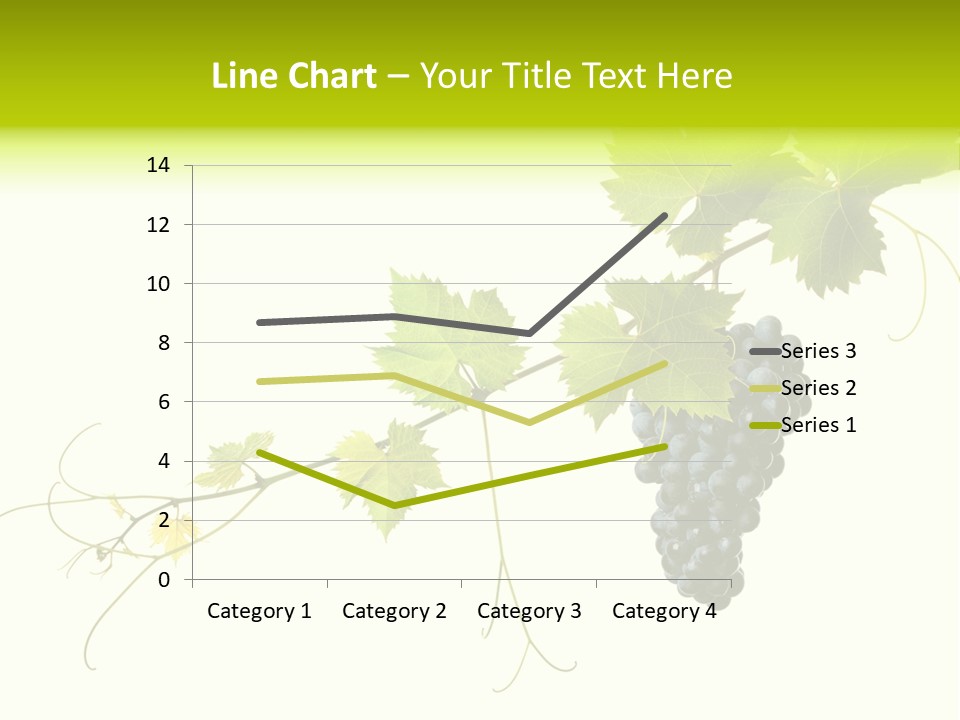 Green Plant Bunch PowerPoint Template