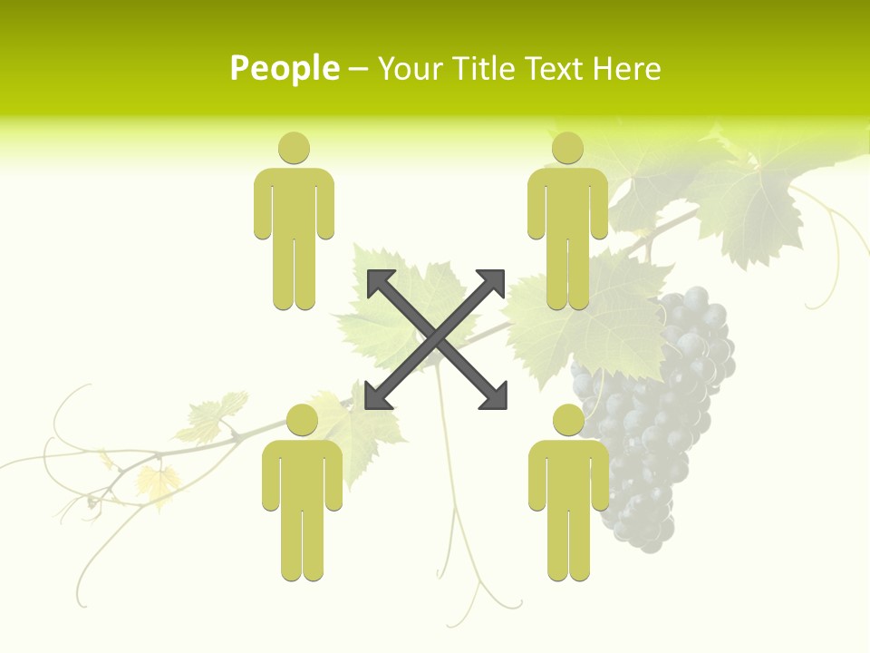 Green Plant Bunch PowerPoint Template