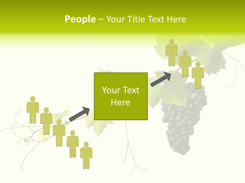 Green Plant Bunch PowerPoint Template