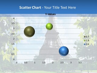 Green Landmark Paris PowerPoint Template