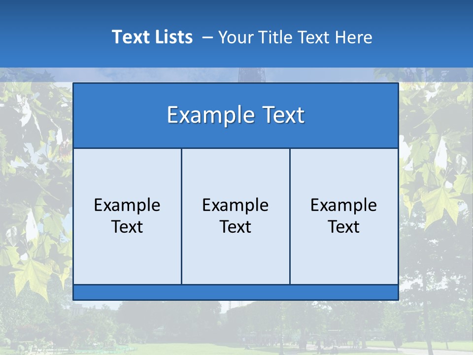 Green Landmark Paris PowerPoint Template