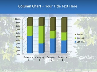 Green Landmark Paris PowerPoint Template