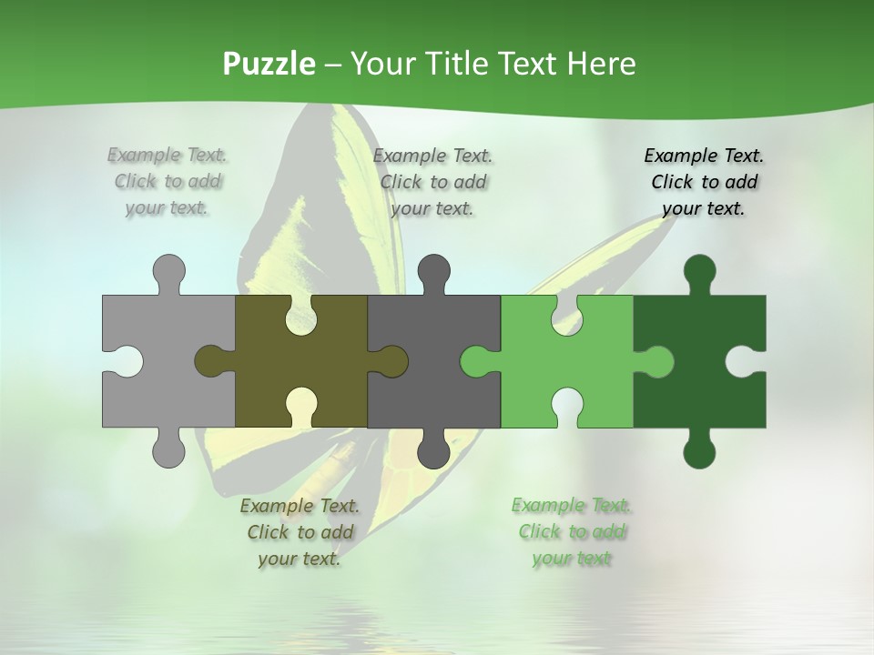 Silhouette Beauty Vibrant PowerPoint Template