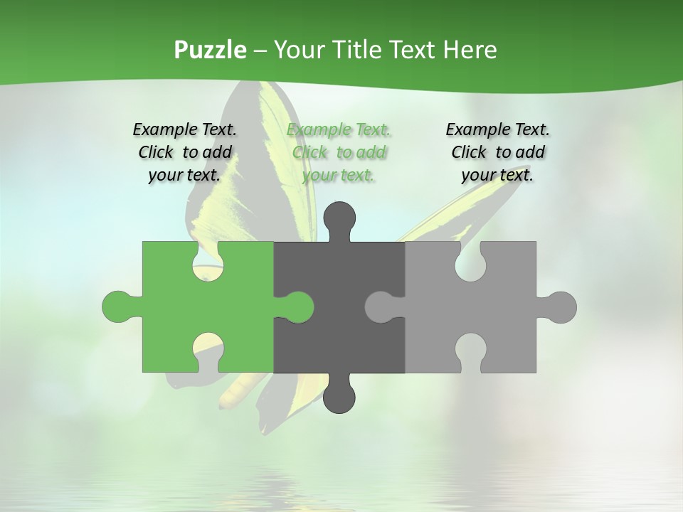 Silhouette Beauty Vibrant PowerPoint Template