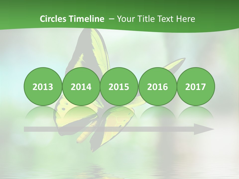 Silhouette Beauty Vibrant PowerPoint Template